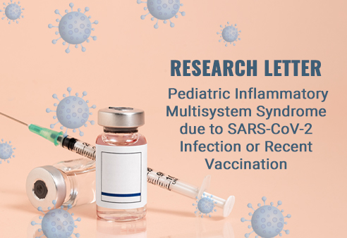 Pediatric Inflammatory Multisystem Syndrome due to SARS-CoV-2 Infection or Recent Vaccination